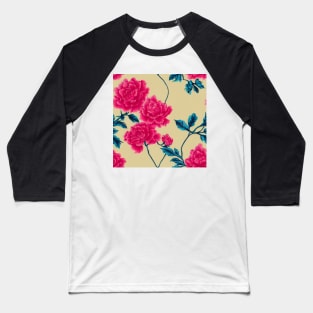 Rococo floral pattern, model 12 Baseball T-Shirt